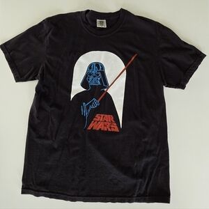 Darth Vader Comfort Colors Black Heavyweight Cotton Tee